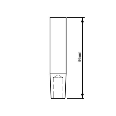 ESL121-FLAT-TIPPED-64mm-spot-welding-electrode