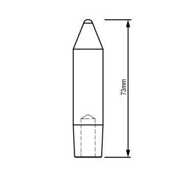 ESL162-CENTRE-POINTED-73mm-spot-welding-electrode