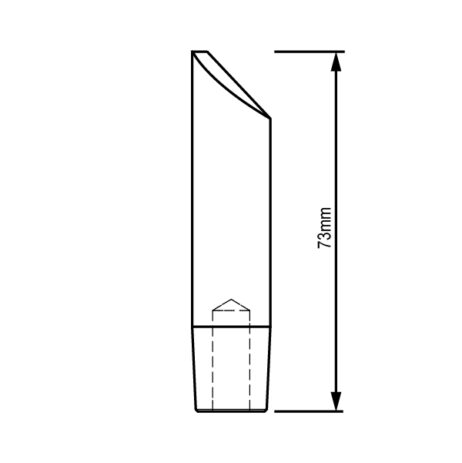 ESL163-OFFSET-POINTED-73mm-spot-welding-electrode